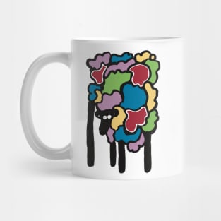 Multicoloured Sheep Mug